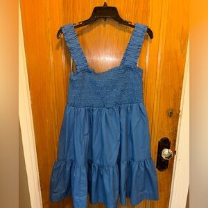 Abercrombie & Fitch Smocked Mini Dress XLT